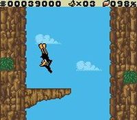 une photo d'Ã©cran de Daffy Duck - Un Tresor de Canard sur Nintendo Game Boy Color